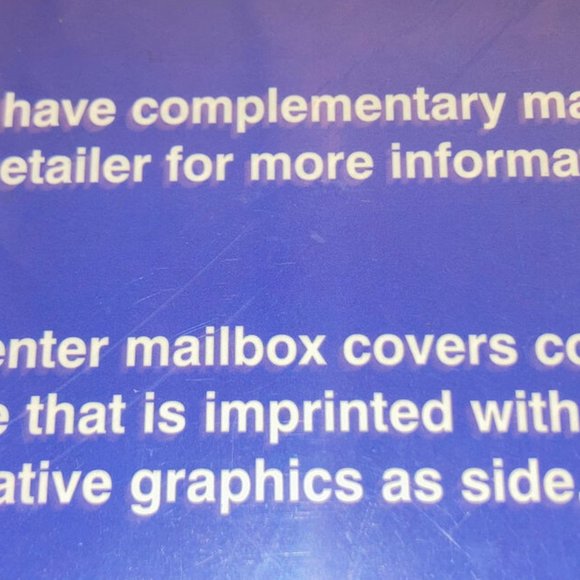 Mailbox COVER Magnetic DOOR Magnet Mailbox FULL Coverage Lady bugs LADYBUGS - Picture 6 of 9